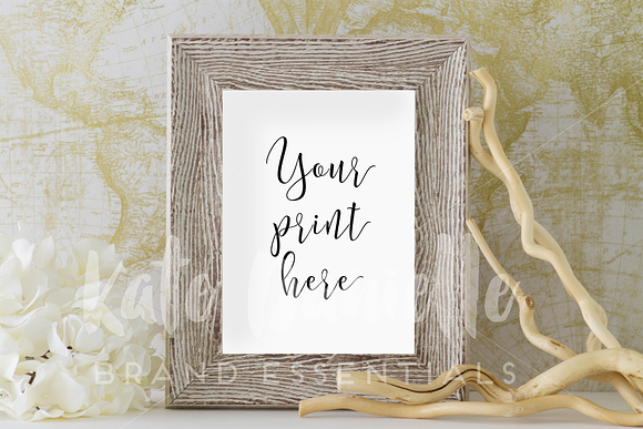 Rustic Styled Frame Mockup in Print Mockups - product preview 1