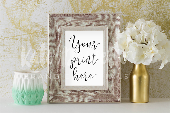 Rustic Styled Frame Mockup in Print Mockups - product preview 1