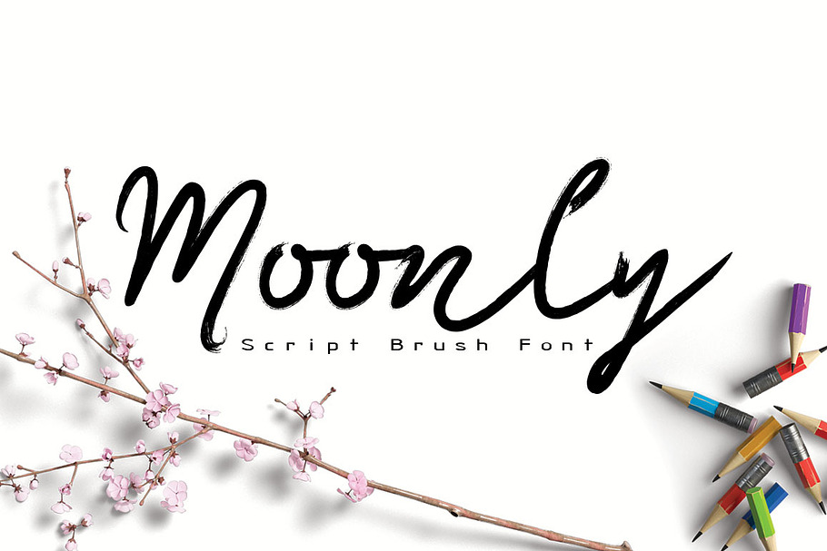 Moonly Typeface in Script Fonts - product preview 8
