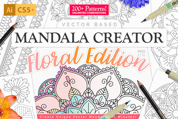 Mandala Creator - Floral Edition