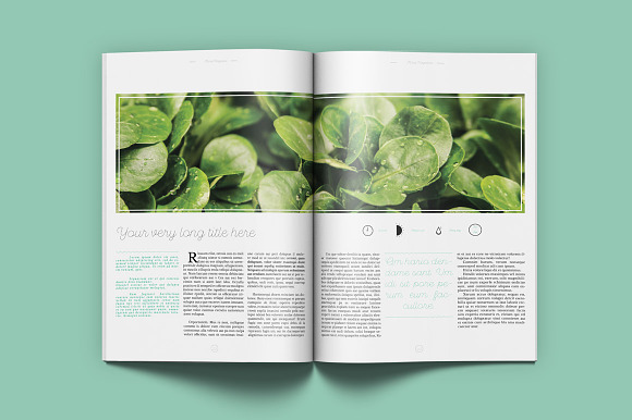 Floral Magazine in Magazine Templates - product preview 3