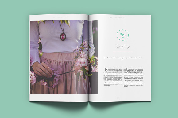 Floral Magazine in Magazine Templates - product preview 5