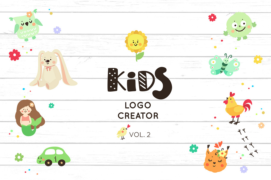 Logo creator for kids (vol.2) in Logo Templates - product preview 8