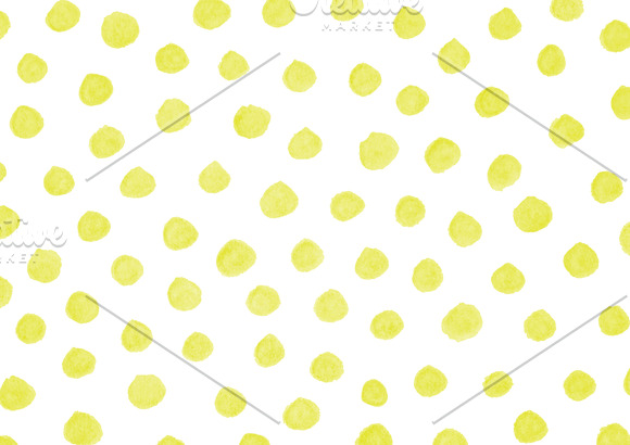 Watercolor polka dots patterns in Patterns - product preview 2