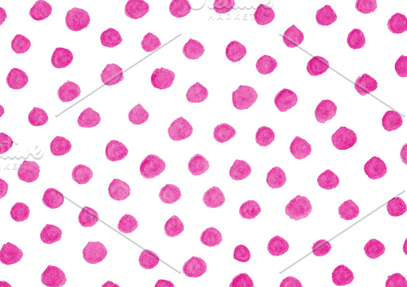 Watercolor polka dots patterns in Patterns - product preview 3