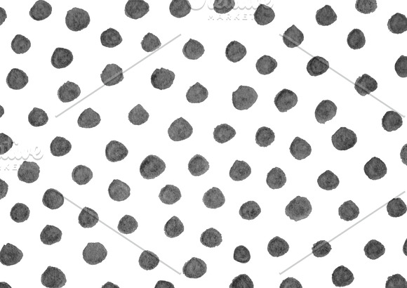 Watercolor polka dots patterns in Patterns - product preview 4