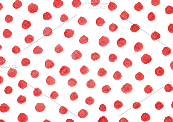 Watercolor polka dots patterns in Patterns - product preview 5