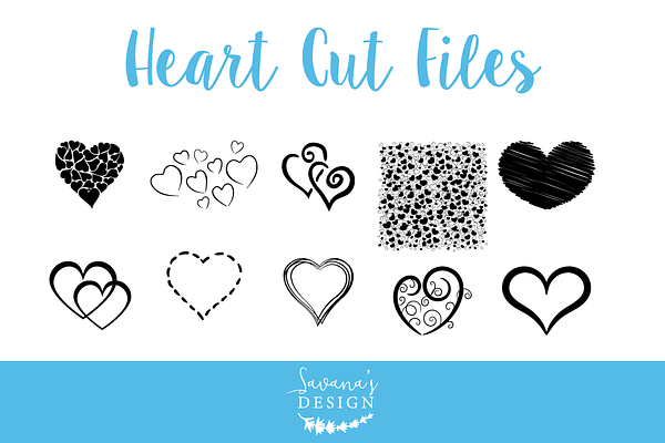 Valentine Heart Cut Files SVG / EPS