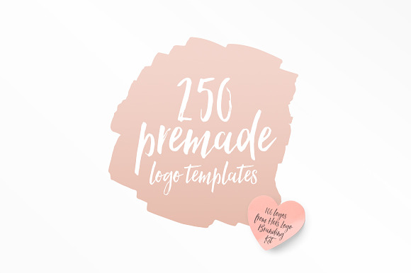 250 Feminine Logos Pack in Logo Templates - product preview 1