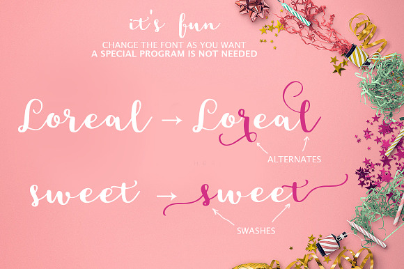 Loreal script Duo in Script Fonts - product preview 2