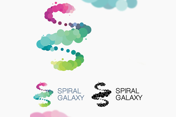 Spiral Galaxy Logo Template in Logo Templates - product preview 1