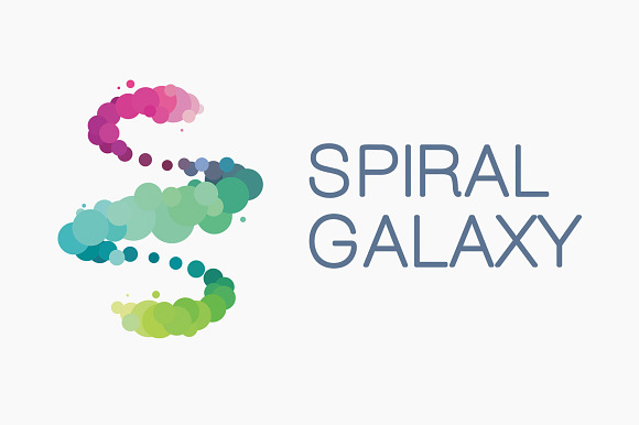 Spiral Galaxy Logo Template in Logo Templates - product preview 2