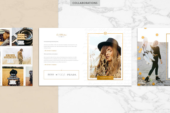 GOLDEN | Blog Media Kit in Resume Templates - product preview 4