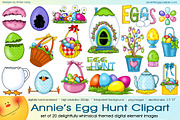 Annie's Egg Hunt Clipart