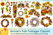 Annie's Fall Foliage Clipart