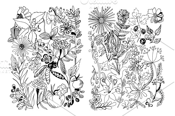 Coloring book Life in the Village in Illustrations - product preview 2