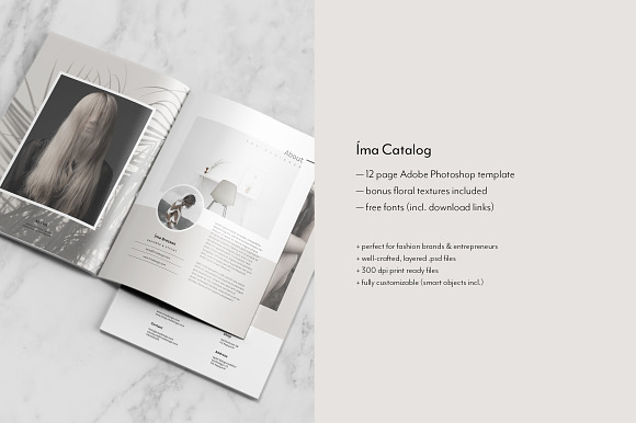 Catalog + Magazine PSD • Íma in Magazine Templates - product preview 4