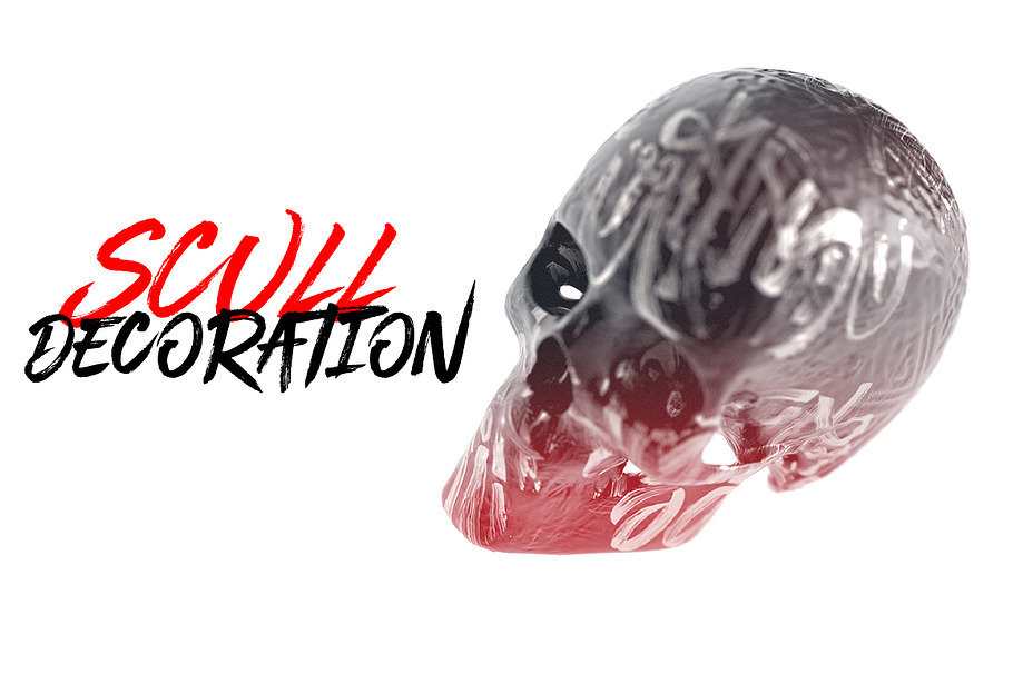 Decoration skull  in People - product preview 1