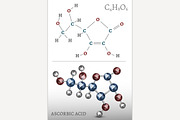 Ascorbic Acid Molecule