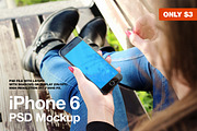 iPhone 6 PSD Mockup