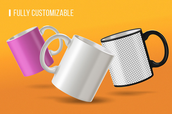 Mug Mock-ups for Ai and Ps in Product Mockups - product preview 1