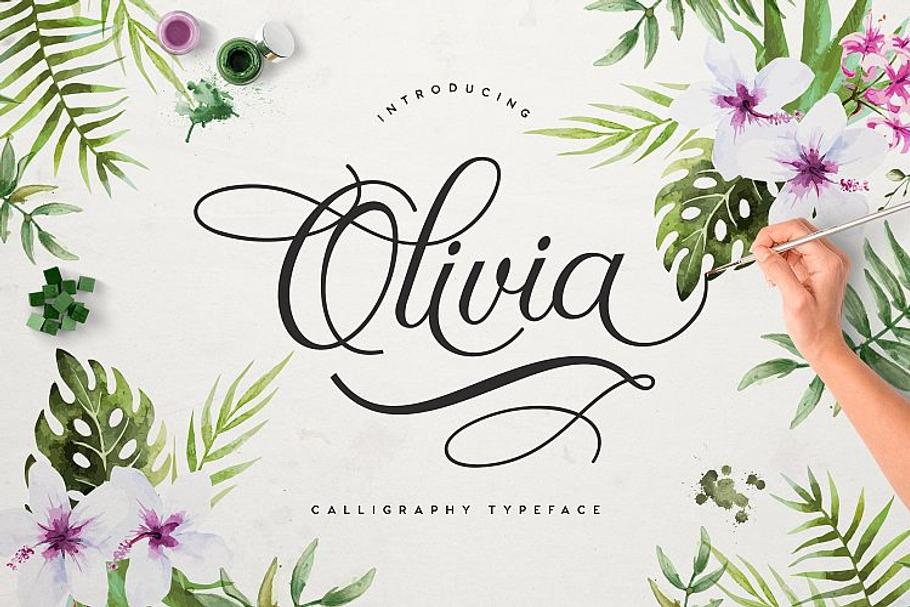 Olivia Script in Fonts - product preview 8