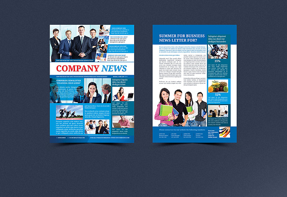 Business Newsletter in Brochure Templates - product preview 1