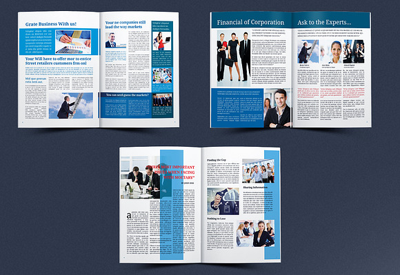 Business Newsletter in Brochure Templates - product preview 2