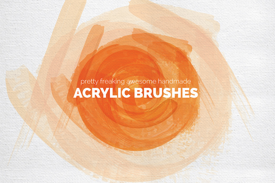 Handmade Acrylic Brush Set in Photoshop Brushes - product preview 8