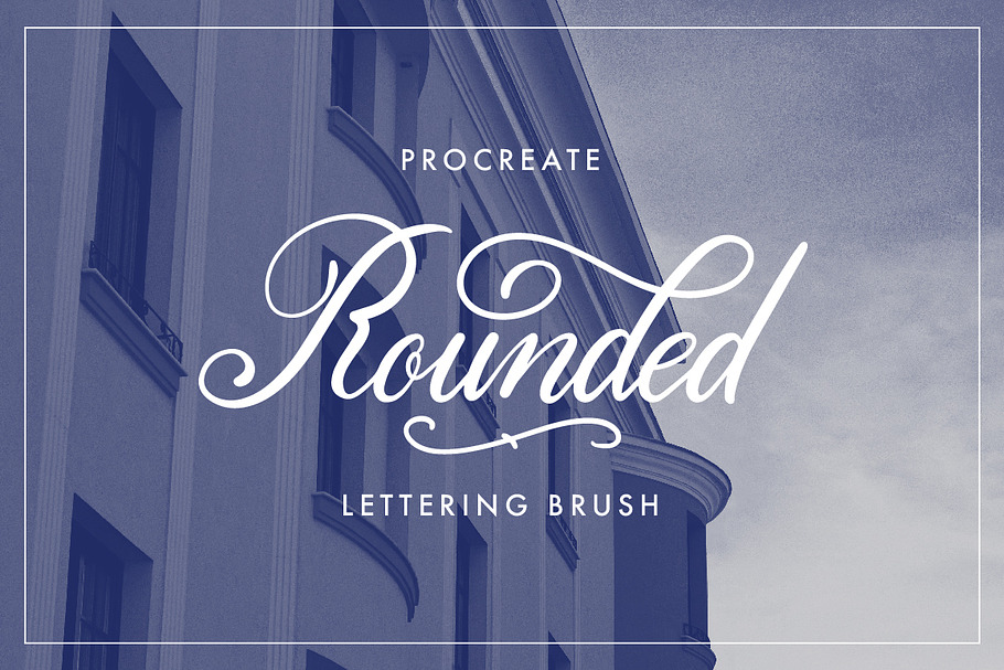 Procreate Lettering Brush - Rounded in Photoshop Brushes - product preview 8