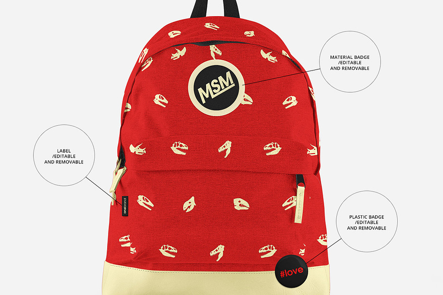 Download Backpack Mockup Set | Creative Product Mockups ~ Creative Market