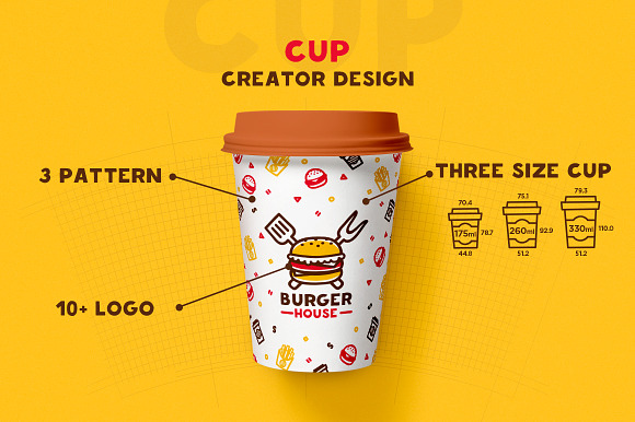 Creator branding  / Cafe / Fast Food in Magazine Templates - product preview 4