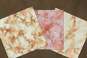 Rose gold marble digital paper 
