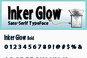 Inker Glow Bold and Bold Italic