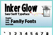Inker Glow Family Fonts