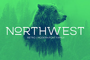 NORTHWEST - RETRO/MODERN FONT-FAMILY