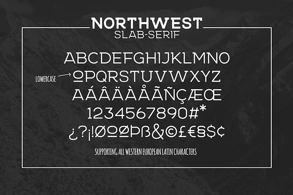NORTHWEST - RETRO/MODERN FONT-FAMILY in Retro Fonts - product preview 8
