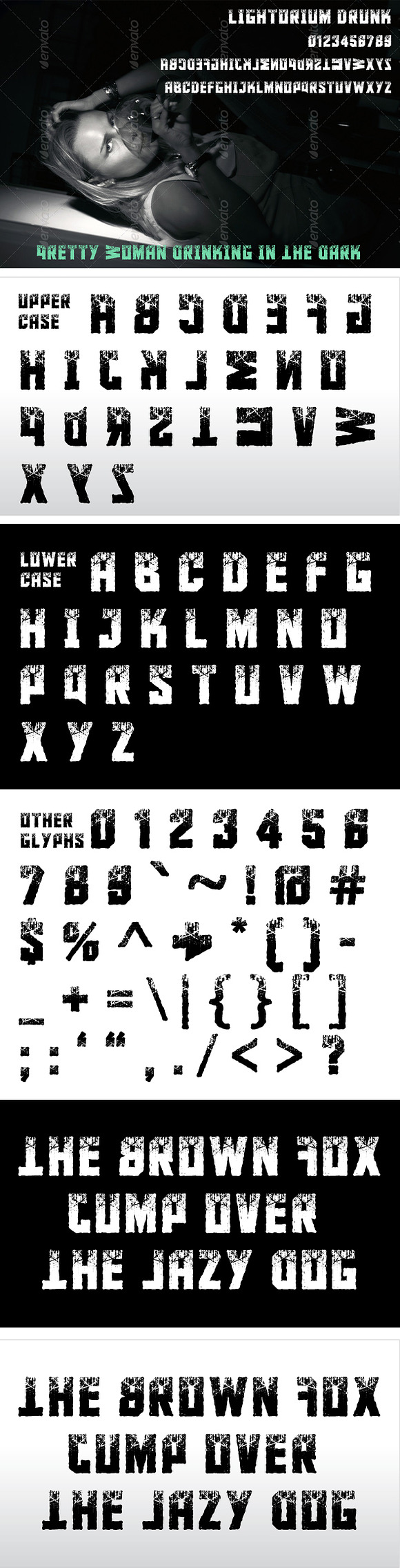 Lightorium Drunk in Sans-Serif Fonts - product preview 1
