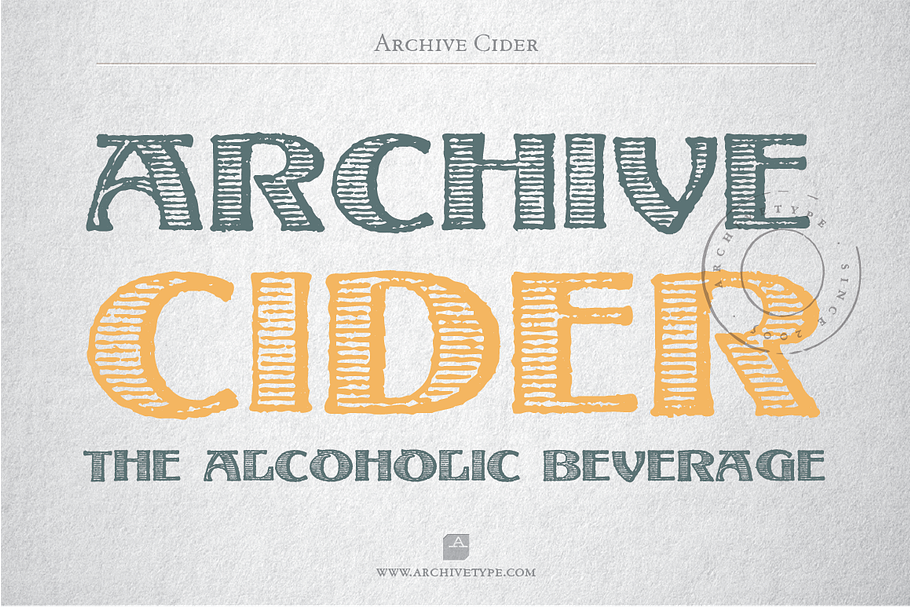 Archive Cider in Display Fonts - product preview 8