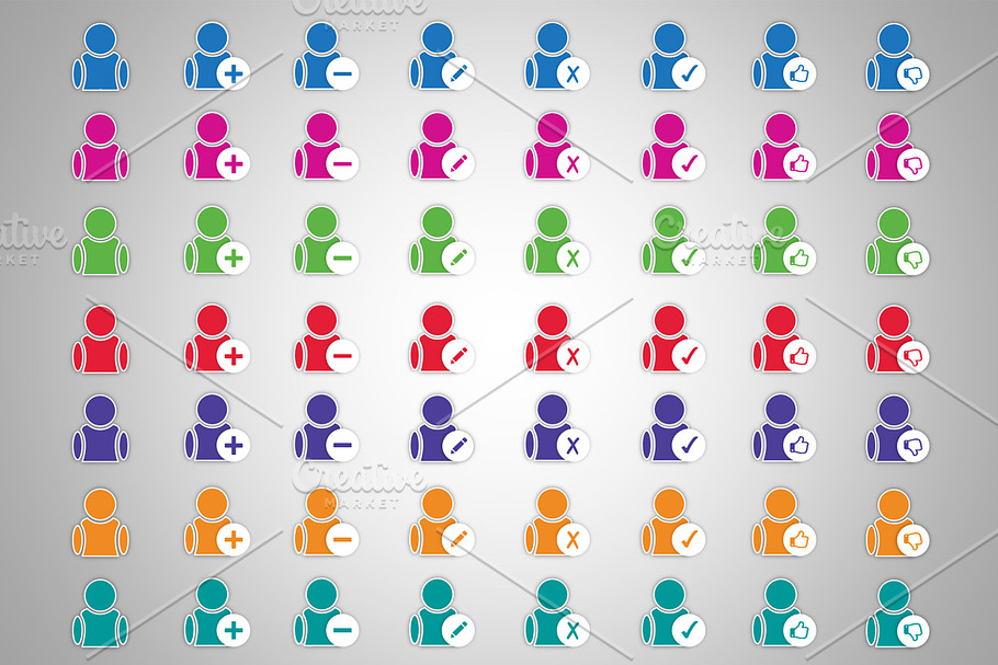 56 Flat People icons for PowerPoint in PowerPoint Templates - product preview 8