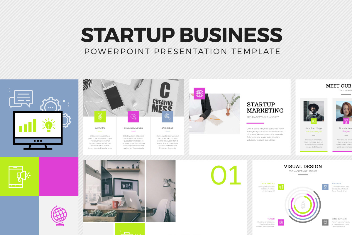 Startup Business Template in PowerPoint Templates - product preview 8