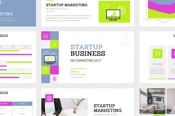 Startup Business Template in PowerPoint Templates - product preview 1