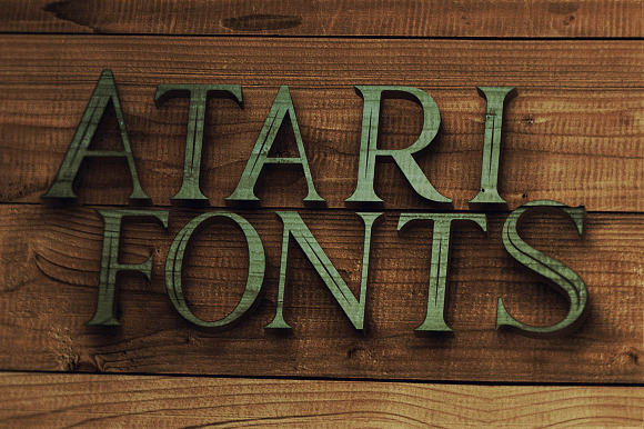 Atari - Vintage Style Font in Display Fonts - product preview 4