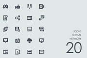 Social network icons