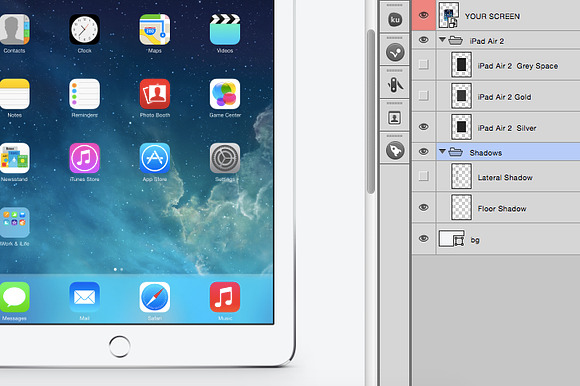 iPad Air Portrait PSD • Mockup in Mobile & Web Mockups - product preview 2
