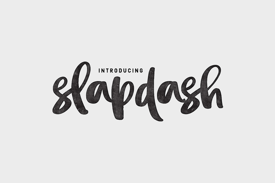 Slapdash in Display Fonts - product preview 8