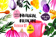 Natural Medicine Watercolor Set