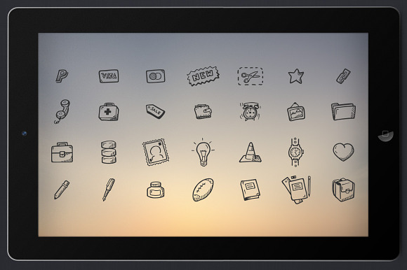 e-Commerce - Hand Drawn Icons in Hand Drawn Icons - product preview 1