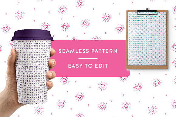 Valentine's Pattern Set in Patterns - product preview 1