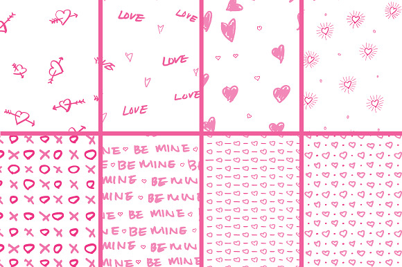 Valentine's Pattern Set in Patterns - product preview 3